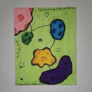 Abstract Colorful Canvas Art